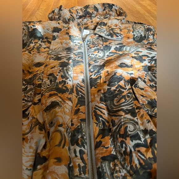 RARE 100% SILK Van Macdowell Paris Women’s Puffer Size Medium - Picture 4 of 6